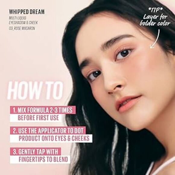 KAJA Rose Macaron Whipped Dream Eye, Lip & Cheek Color - Picture 10 of 15